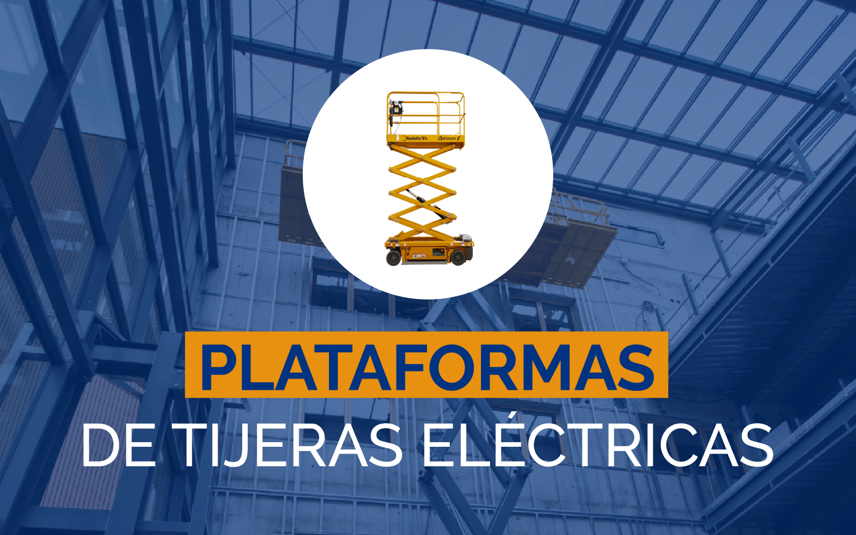 Plataformas de tijeras eléctricas